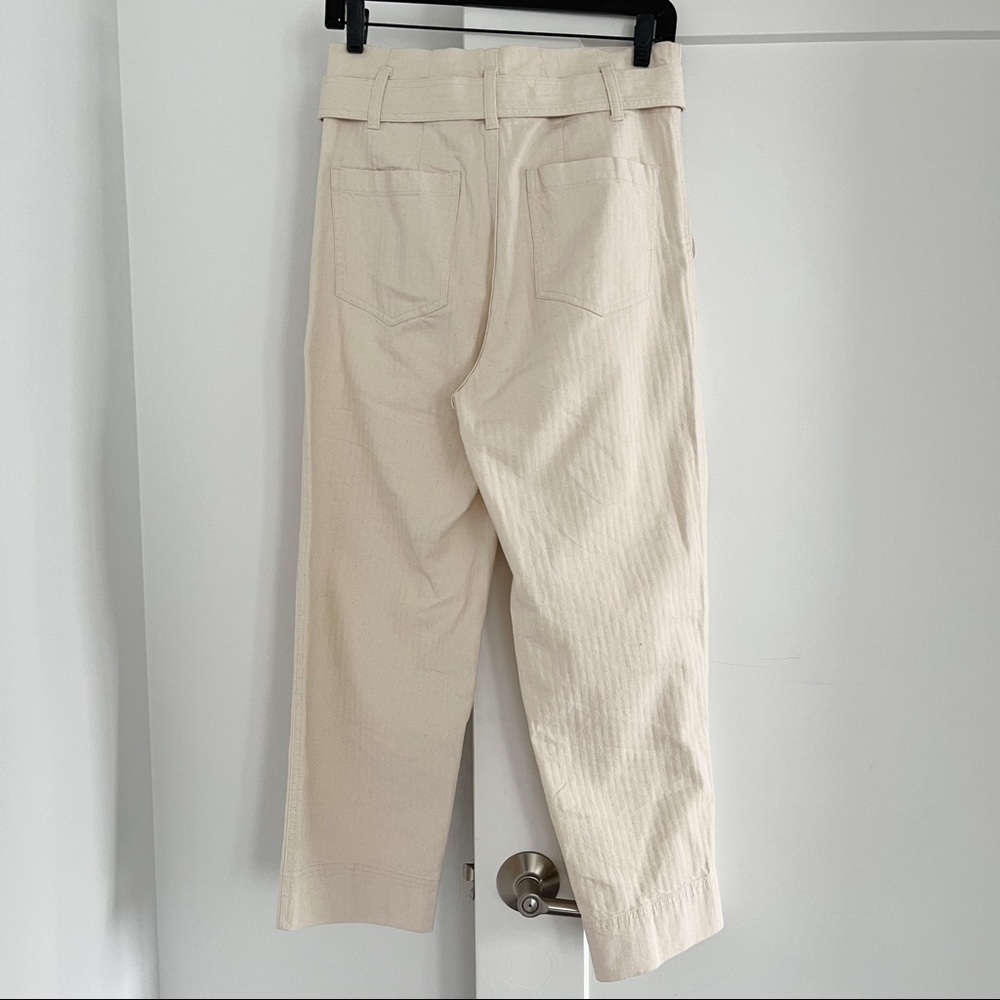 Madewell Herringbone Paperbag Pant - Picture 7 of 9